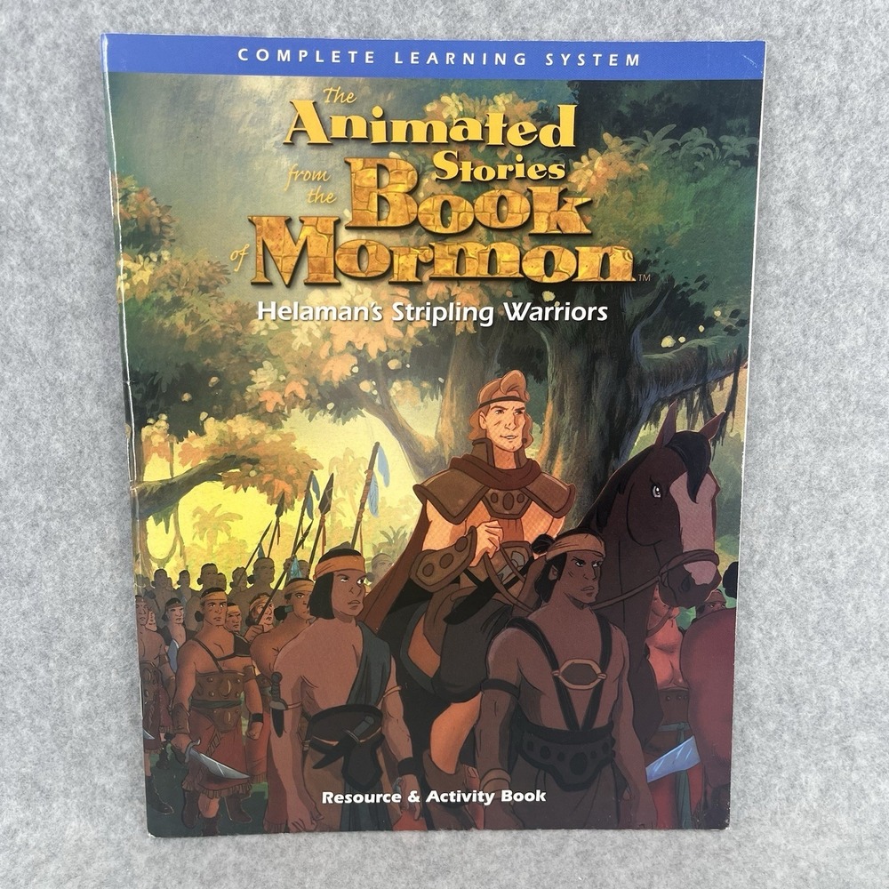 Book Of Mormon Activity Books Lot 6 Animated Stories Coloring Religious LDS Kids - Picture 6 of 16